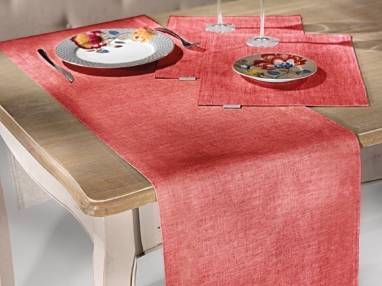 Runner 2001 Tomato Saint Clair 40X175 40x175cm Πολυέστερ
