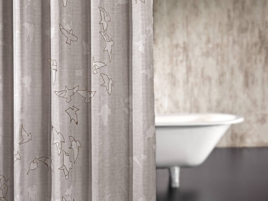 Κουρτίνα Μπάνιου Freedom Stone 240χ185 Guy Laroche 240Πx185Υ 240x185cm Πολυέστερ