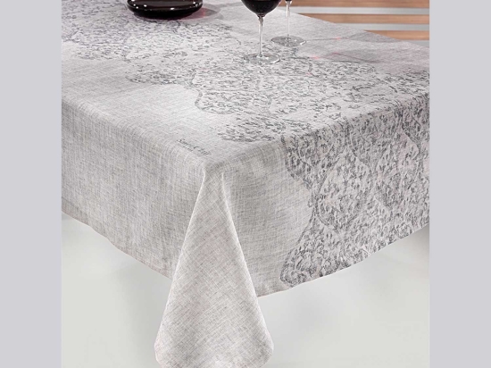 Τραπεζομάντηλο 1003 Silver Saint Clair 140X250 Πολυέστερ