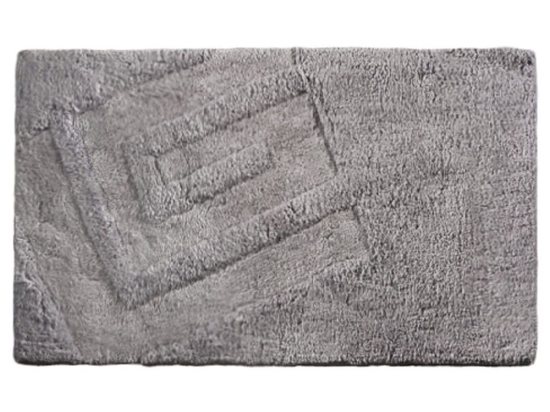 Πατάκι Μπάνιου Trivia Titanium Guy Laroche 55X95 55x95cm 100% Βαμβάκι