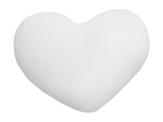 Μαξιλάρι Διακοσμητικό (Με Γέμιση) Παιδικό Heart Ivory Saint Clair 30X30 Πολυέστερ