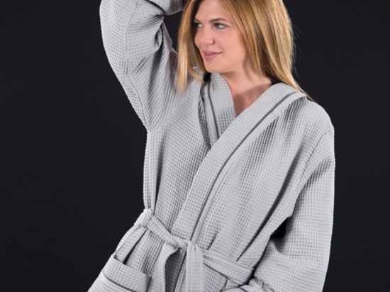 Μπουρνούζι Basic Grey Guy Laroche