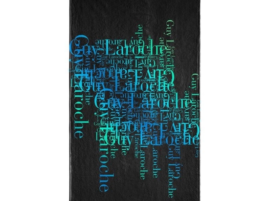 Πετσέτα Θαλάσσης Velour Printed 2103 Aqua Guy Laroche Θαλάσσης 100% Βαμβάκι