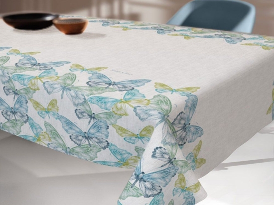 Τραπεζομάντηλο 1031 Aqua Saint Clair 145X180 Πολυέστερ