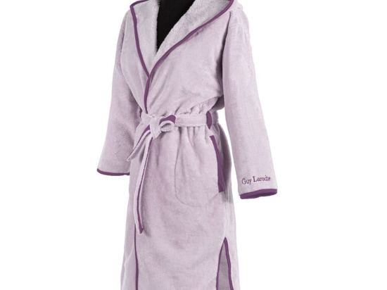 Μπουρνούζι Με Κουκούλα New Comfy Lilac Guy Laroche