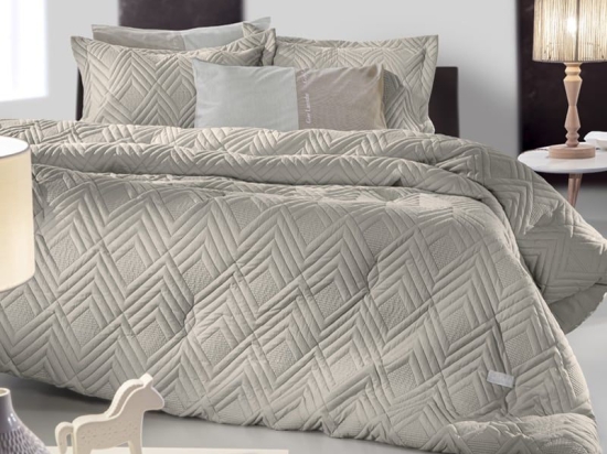 Πάπλωμα Eden Beige Guy Laroche Μονό 160x220cm 100% Microsuede