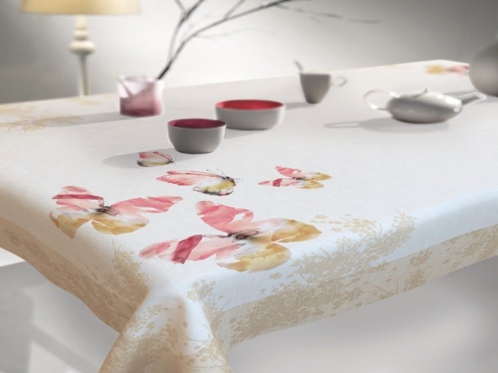 Τραπεζομάντηλο 1039 Natural Saint Clair 145X180 145x180cm Πολυέστερ