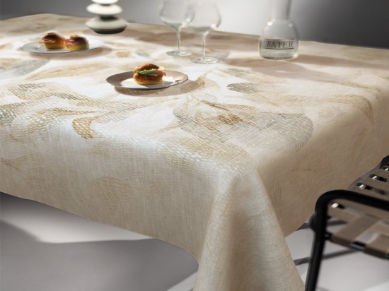 Τραπεζομάντηλο 1035 Natural Saint Clair 145 X 220 145x220cm Πολυέστερ