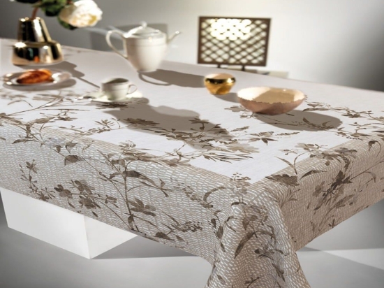 Τραπεζομάντηλο 1036 Natural Saint Clair 145 X 220 145x220cm Πολυέστερ