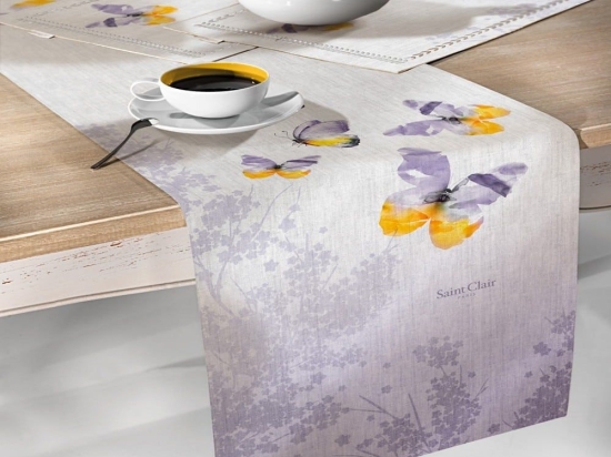 Runner 2044 Lavander Saint Clair 40Χ160 40x160cm Πολυέστερ