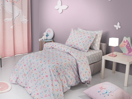 Σεντόνια Παιδικά Liliana (Σετ 3τμχ) Multi Guy Laroche Μονό 165x250cm 100% Βαμβάκι