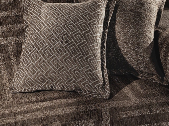 Μαξιλαροθήκη Διακοσμητική Aberon-Victor Wenge Guy Laroche 50X50 Chenille,Βαμβάκι,Polyester