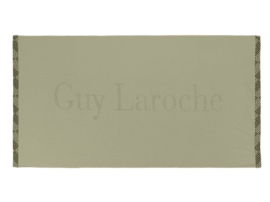 Πετσέτα Θαλάσσης Snap Khaki Guy Laroche Θαλάσσης 90x180cm 100% Βαμβάκι