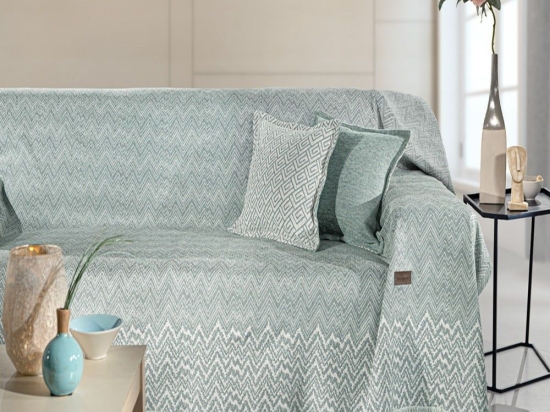 Ριχτάρι Marvin Ocean Guy Laroche Διθέσιο 180x250cm Βαμβάκι-Ακρυλικό