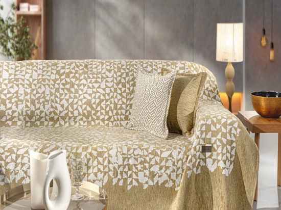 Ριχτάρι Duomo Golden Guy Laroche Πολυθρόνα 180x150cm Βαμβάκι-Ακρυλικό