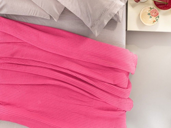 Κουβέρτα Vivid Fuchsia Guy Laroche Υπέρδιπλo 230x260cm 100% Βαμβάκι