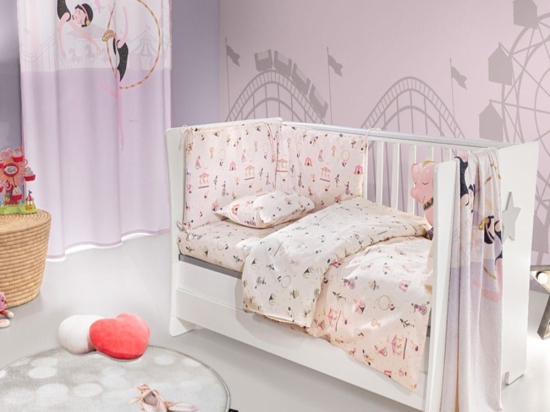 Σεντόνια Βρεφικά Enjoy (Σετ 3τμχ) Pinky Saint Clair Κούνιας 115x170cm 100% Βαμβάκι