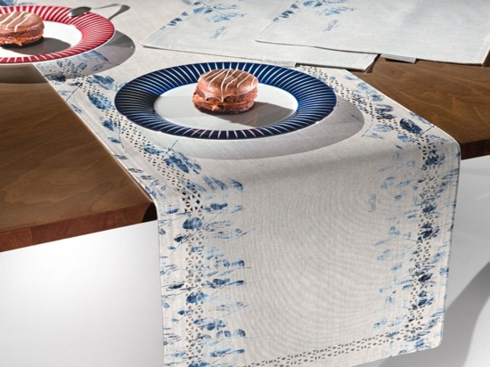 Runner 2039 Laser Cut Denim Saint Clair 40x160 Πολυέστερ