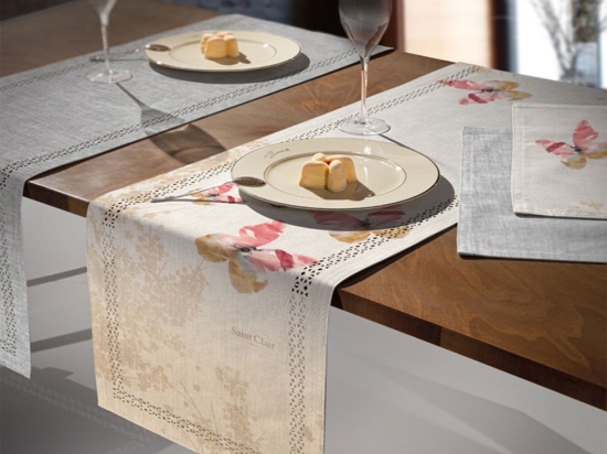 Runner 2044 Laser Cut Natural Saint Clair 40x160 Πολυέστερ