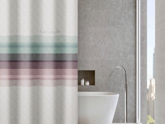 Κουρτίνα Μπάνιου Fuzzy Iris Guy Laroche 240Πx185Υ 240x185cm Πολυέστερ
