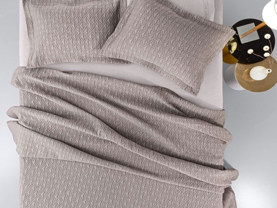 Κουβέρτα Oasis Wenge Guy Laroche Υπέρδιπλo 245x260cm Βαμβάκι-Πολυέστερ