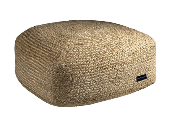 Πουφ Boho 65X65X30 Natural Guy Laroche