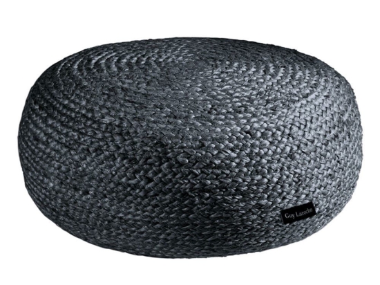 Πουφ Ottoman 65X65X30 Anthracite Guy Laroche