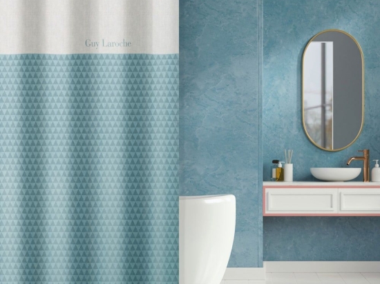 Κουρτίνα Μπάνιου Tokyo Aqua Guy Laroche 240Πx185Υ 240x185cm Πολυέστερ