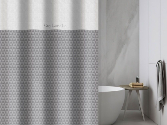 Κουρτίνα Μπάνιου Tokyo Silver Guy Laroche 240Πx185Υ 240x185cm Πολυέστερ