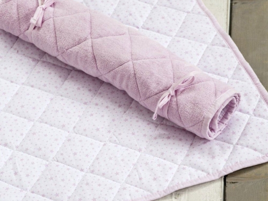 Στρωματάκι-Αλλαξιέρα Snuggle - Pink Nima 55x75cm