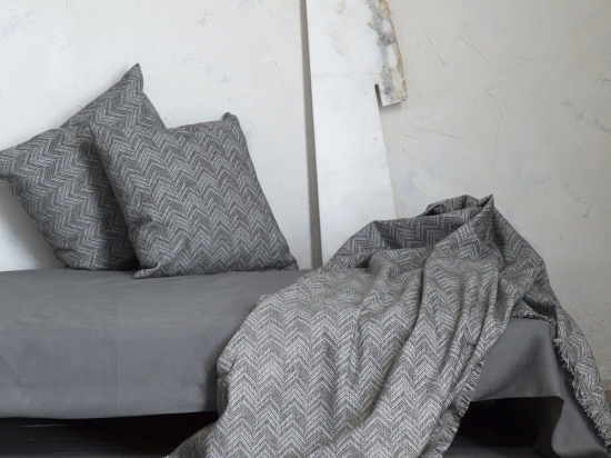Ριχτάρι Alloy Grey Nima Πολυθρόνα 180x180cm Ακρυλικό-Πολυέστερ