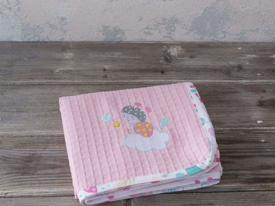 Κουβέρτα Βρεφική Πικέ Apiary Multi Nima Κούνιας 110x140cm 100% Βαμβάκι