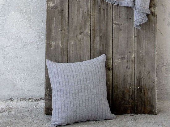 Ριχτάρι Evenness Gray Nima Πολυθρόνα 180x180cm Βαμβάκι-Πολυέστερ