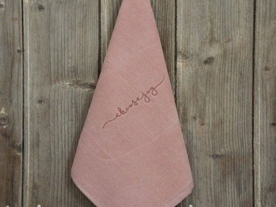 Λαβέτα Choose Joy Pink Nima Χεριών 40x40cm 100% Βαμβάκι