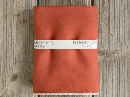 Πετσέτα Θαλάσσης Riva Wild Terracotta Nima Θαλάσσης 90x160cm Microfiber
