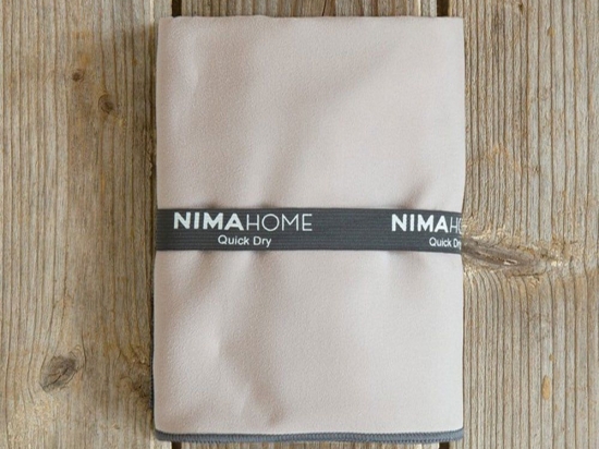 Πετσέτα Γυμναστηρίου Riva Light Taupe Nima Γυμναστηρίου 50x90cm Microfiber