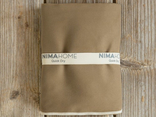 Πετσέτα Γυμναστηρίου Riva Gold Brown Nima Γυμναστηρίου 50x90cm Microfiber