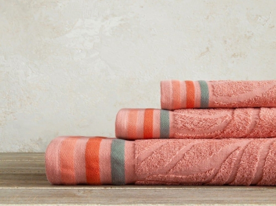 Πετσέτες Nanea (Σετ 3τμχ) Dark Pink Nima Σετ Πετσέτες 70x140cm 100% Βαμβάκι
