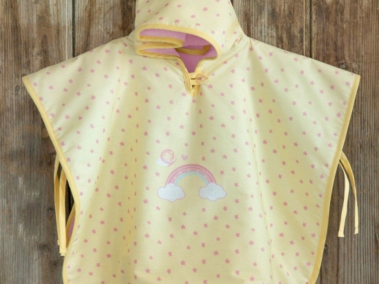 Πόντσο Βρεφικό Baby Dream Yellow-Pink Nima