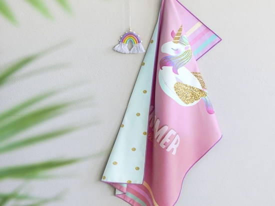 Πετσέτα Θαλάσσης Παιδική Summer Love Multi Nima Θαλάσσης 70x140cm Microfiber
