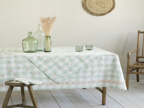 Τραπεζομάντηλο Iris Mint Nima 150X250 100% Βαμβάκι