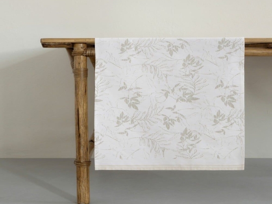 Runner Foliage Greige Nima 48Χ150 100% Βαμβάκι