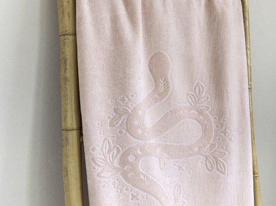 Πετσέτα Θαλάσσης Maui Jacquard Pink Nima Θαλάσσης 90x160cm 100% Βαμβάκι