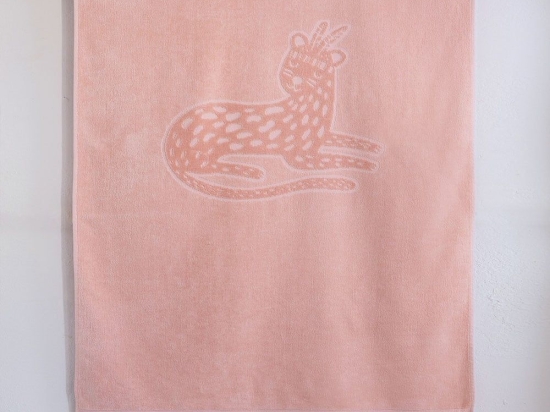 Πετσέτα Θαλάσσης Παιδική Ilana Jacquard Coral Nima Θαλάσσης 70x140cm 100% Βαμβάκι