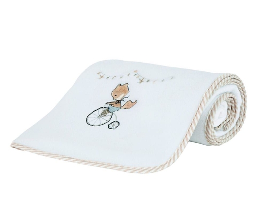 Κουβέρτα Βρεφική Baby Circus White-Multi Nima Αγκαλιάς 80X110cm Πολυέστερ