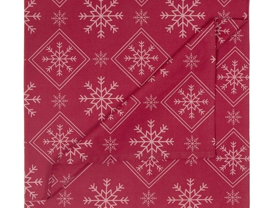 Καρέ Χριστουγεννιάτικο Christmas Day Red-White Nima 85X85
