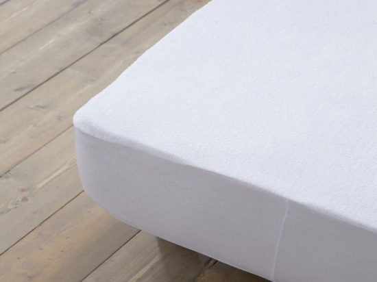 Επίστρωμα Βρεφικό Abbraccio Terry White Nima 70X140 70x140cm Βαμβάκι-Πολυέστερ