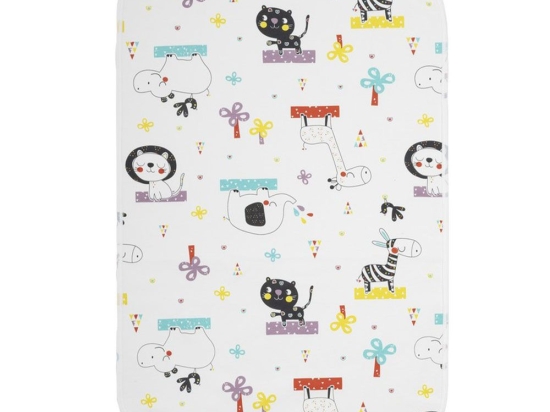 Σελτεδάκι Βρεφικό Muffin Multi Nima 55x75cm 100% Βαμβάκι