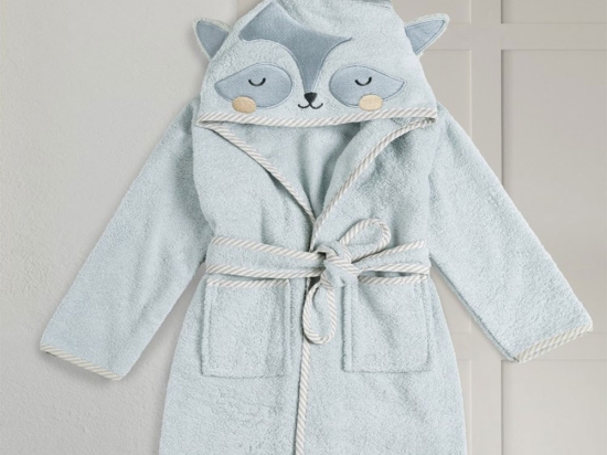Μπουρνούζι Βρεφικό Sleepy Racoon Ciel Nima