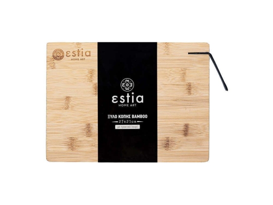 Επιφάνεια Κοπής 01-9168 27X20 Cm Bamboo Natural Estia Bamboo